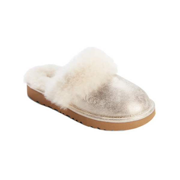 Pantuflas Ugg Cosy II metalizadas de piel de oveja auténtica