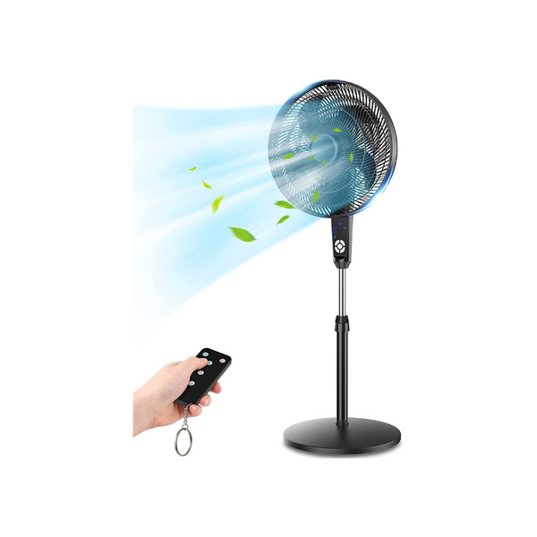 Standing Oscillating Pedestal Fan With Remote