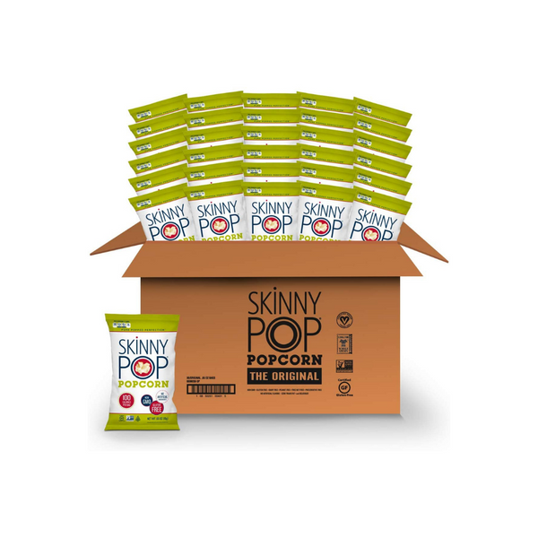 30 Bags Of SkinnyPop Orginal Popcorn