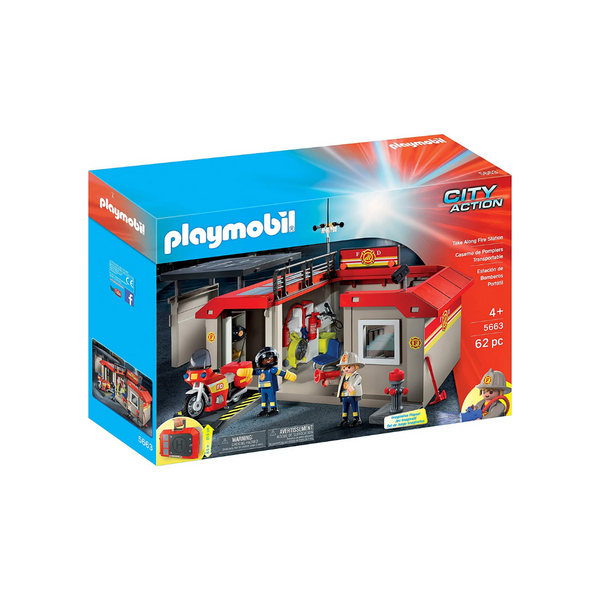 Playmobil Estación de bomberos para llevar