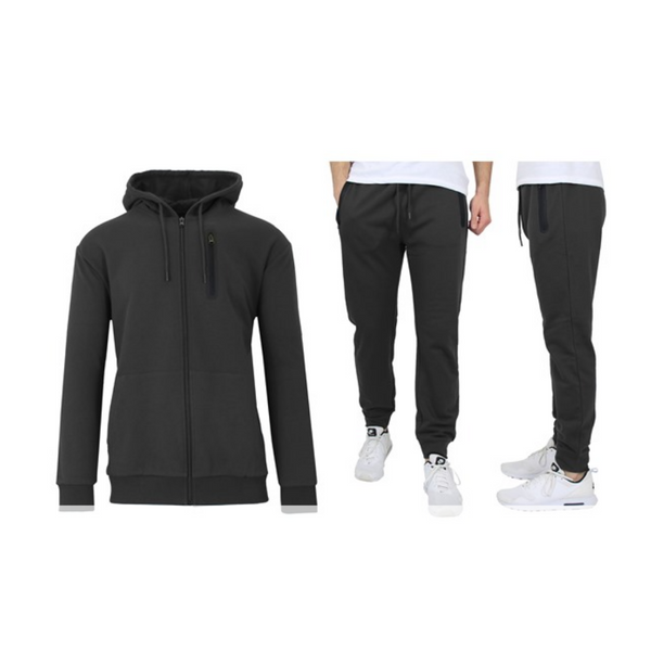 Conjuntos de jogging con capucha para hombre (10 colores)