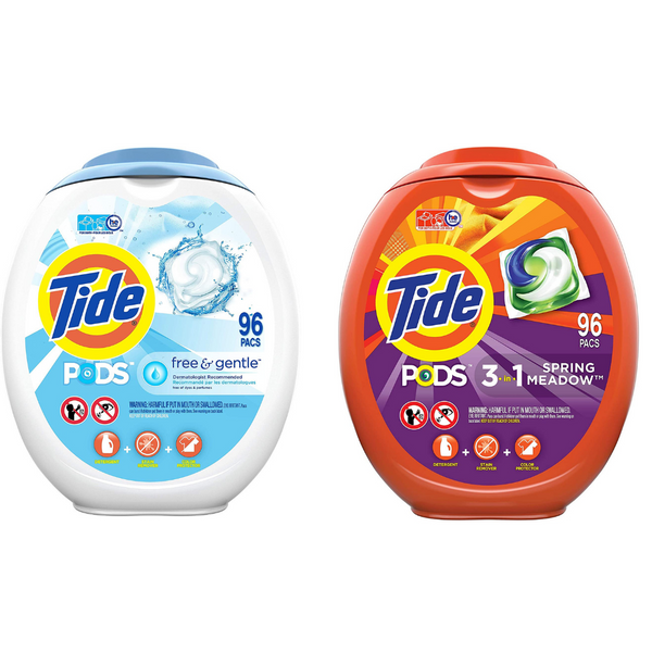 96 Tide Laundry Detergent Pods