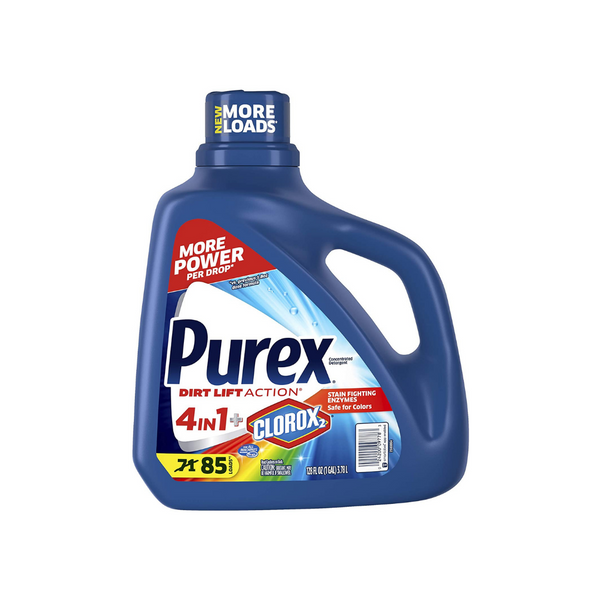 85 Load Purex Liquid Laundry Detergent Plus Clorox