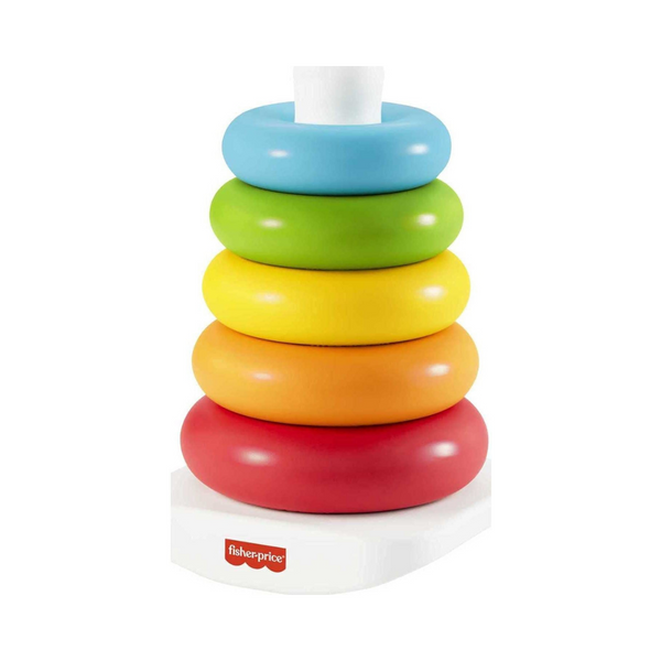 Juguete apilable de anillos clásico Rock-A-Stack de Fisher-Price