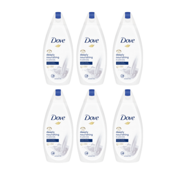 6 Bottles Of Dove Body Wash Deeply Nourishing - From Ferebe.com