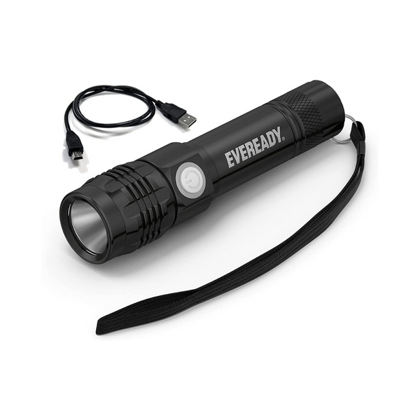 Eveready Rugged Water Resistant Rechargeable Flashlight