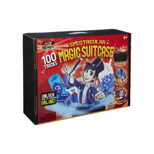 Ideal 100 Tricks Kids Suitcase Magic Set