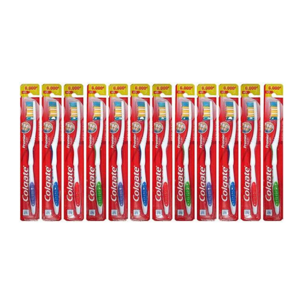 12 Colgate Premier Classic Clean Medium Toothbrushes - From Ferebe.com