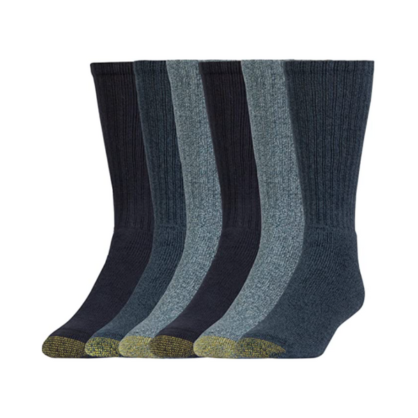 Gold Toe Mens Harrington Crew Socks