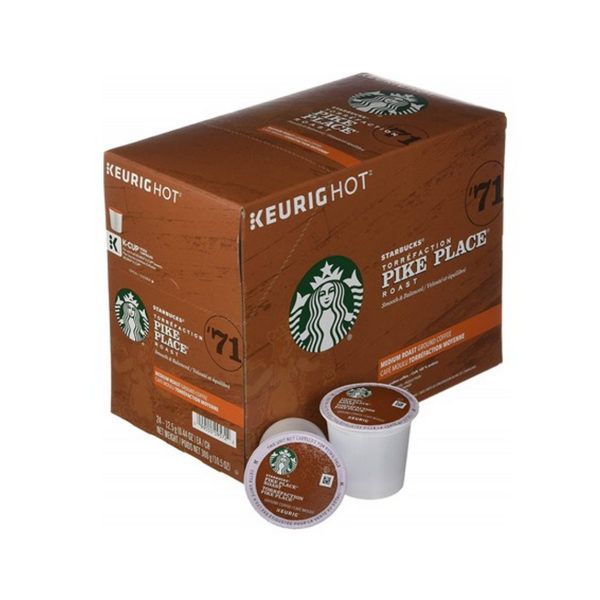 24 Starbucks Pike Place Roast, K-Cups