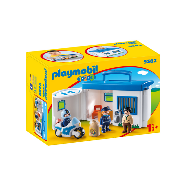 Playmobil 1.2.3 Comisaría de Policía para Llevar