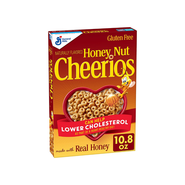 Caja de Cheerios con miel y nueces