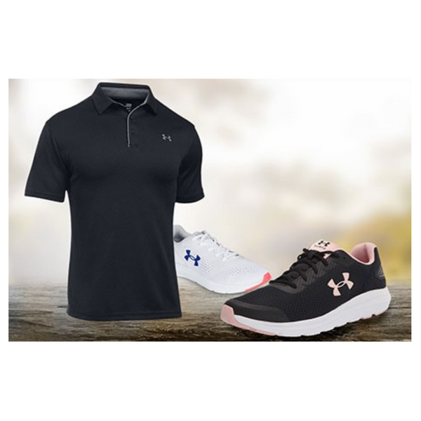 Polos y zapatos técnicos Under Armour en oferta