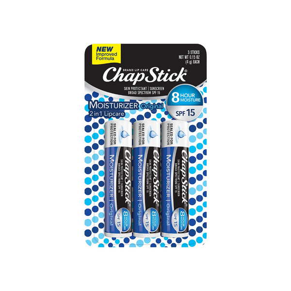 3 ChapStick Moisturizer Lip Balm