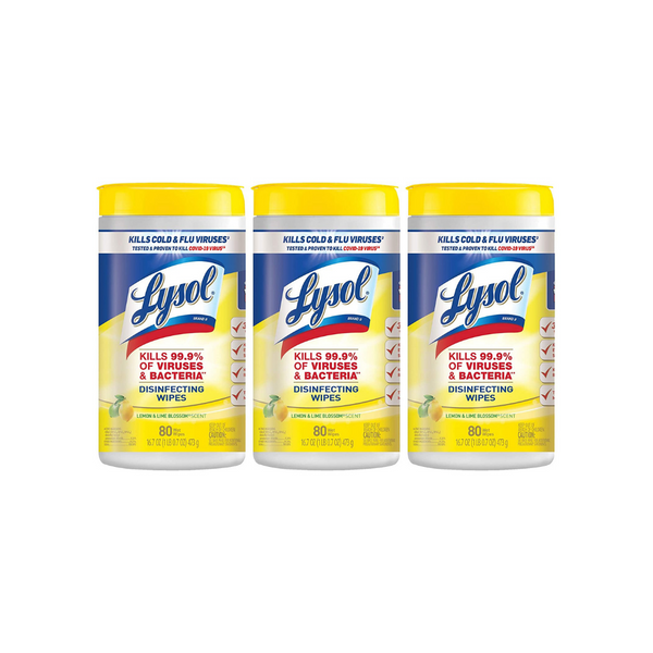 240 Lysol Disinfectant Wipes