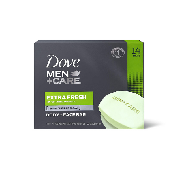 14 Dove Men+Care 3 in 1 Bars Of Soap