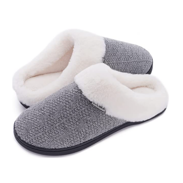 Pantuflas mullidas de espuma viscoelástica para mujer (5 colores)