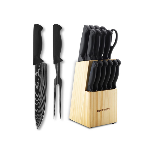 16 Piece Kitchen Block Knife Set