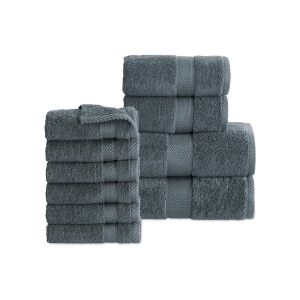 10 Piece Bedsure Grey Bath Towels Set