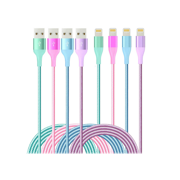 Paquete de 4 cables Lightning para iPhone