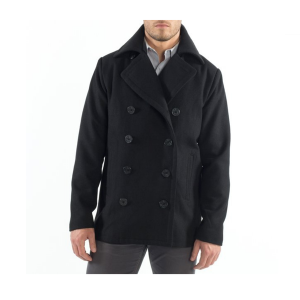 Chaqueta estilo guisante de mezcla de lana Alpine Swiss Mason para hombre (3 colores)