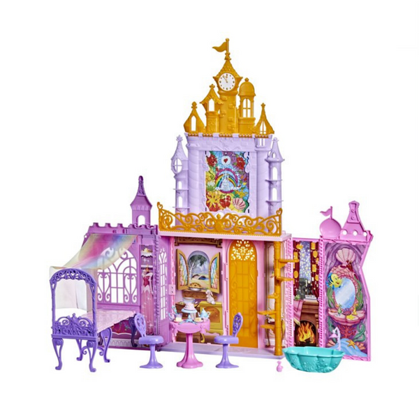 Casa de muñecas Disney Princess Fold And Go Celebration Castle con accesorios