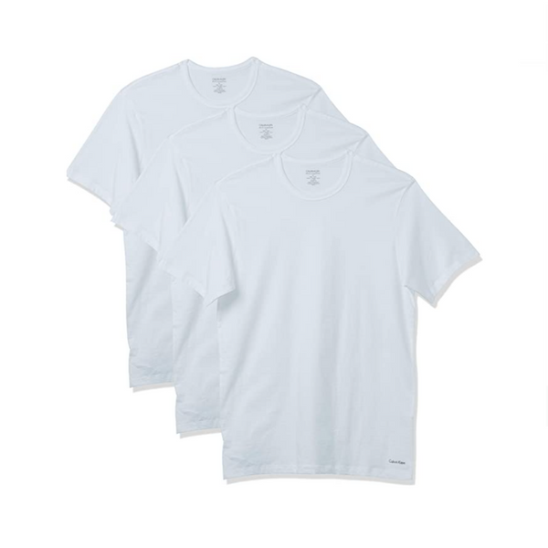 Pack de 3 camisetas Calvin Klein Classics de corte slim con cuello redondo para hombre