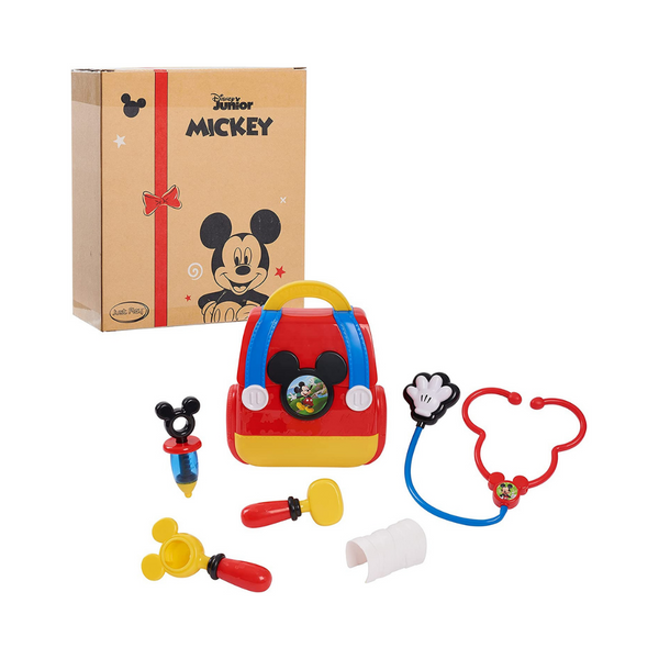 Disney Junior Mickey Mouse Funhouse On the Go 8 Piece Doctor Bag