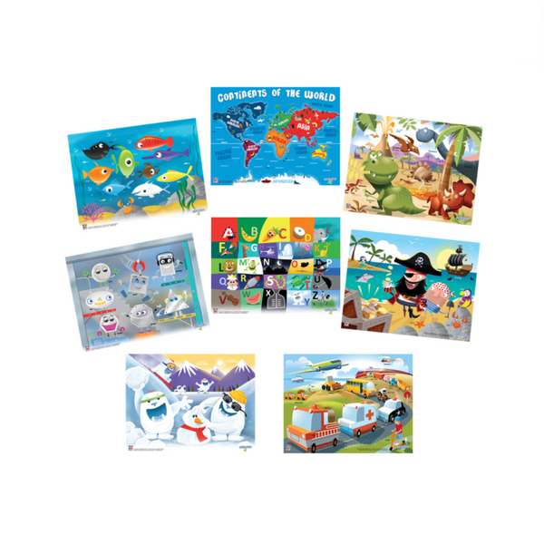 8 Pack Picture Puzzle Assortment