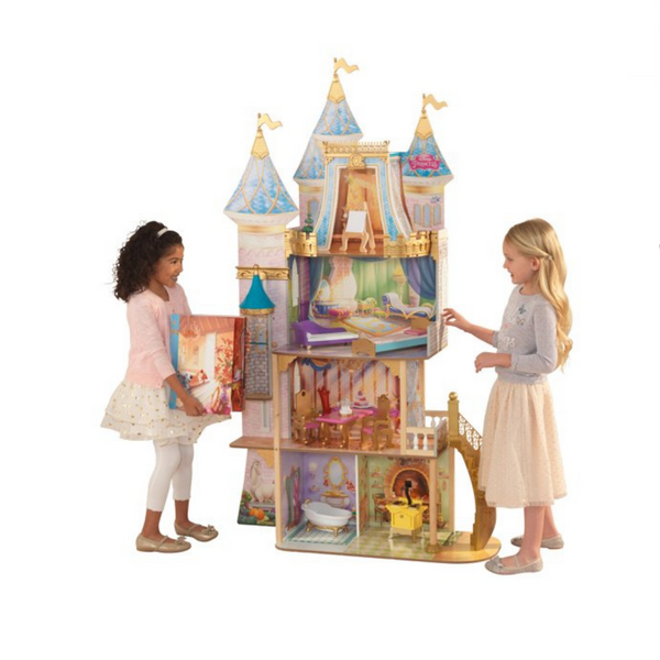 KidKraft Disney Princess Royal Wooden Dollhouse with 10 Accessories