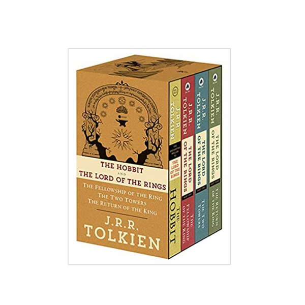 Caja de 4 libros de JRR Tolkien: El hobbit y el señor de los anillos