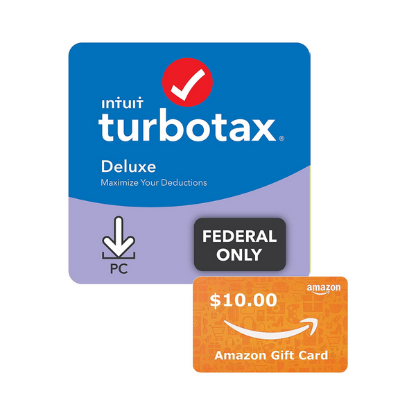 Save up to $30 on TurboTax and get a $10 Amazon Gift Card