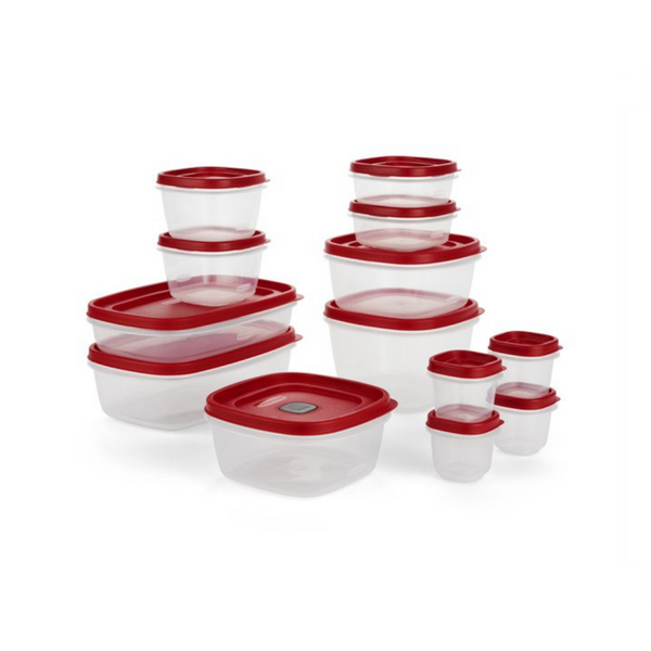 26 Piece Rubbermaid EasyFindLids Variety Set Containers