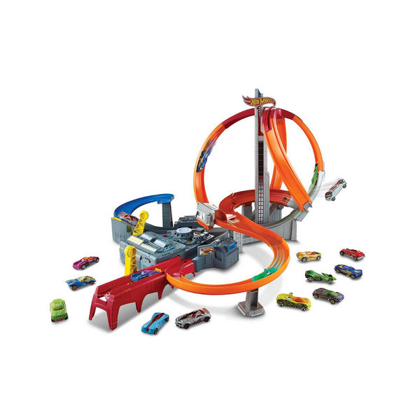 Hot Wheels Spin Storm Track Set