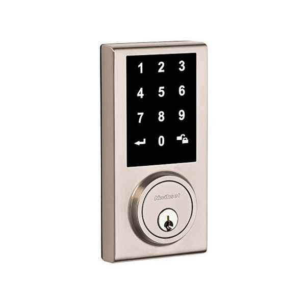 Kwikset Limited Edition Single-Cylinder Satin Touchscreen Deadbolt