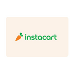 Ahorre 16% en tarjetas de regalo electrónicas Instacart