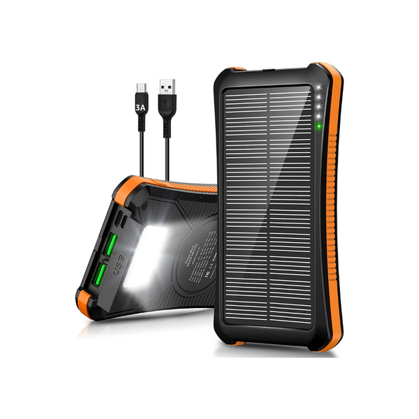 20000mAh Power Bank Fast Solar Charger