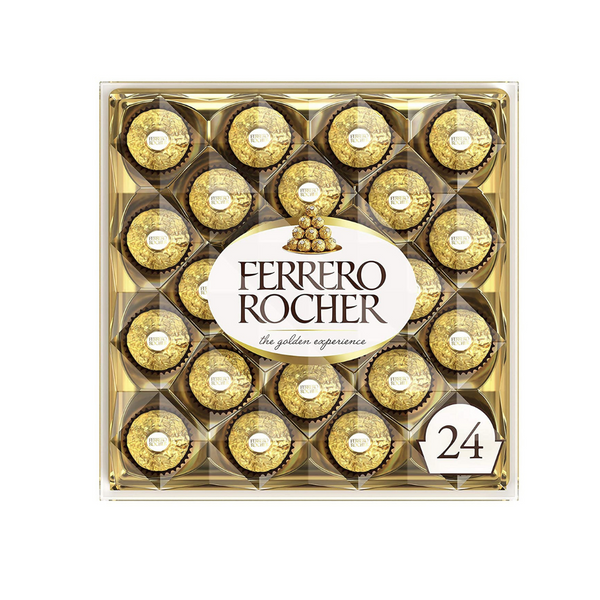 24 Ferrero Rocher Fine Hazelnut Milk Chocolates