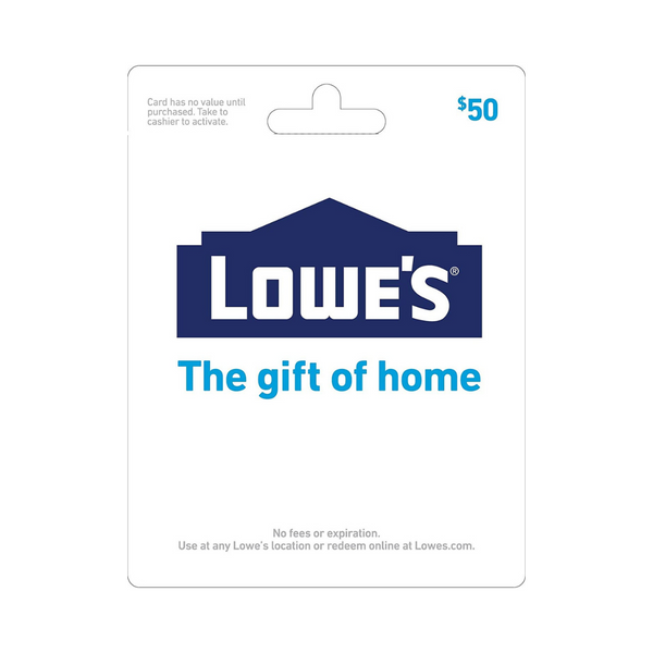 $100 Lowe’s Gift Card