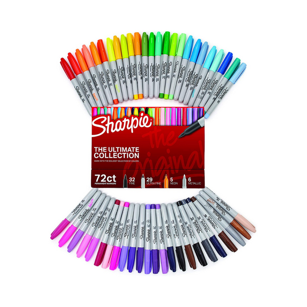 Set Of 72 Sharpie Permanent Markers Ultimate Collection