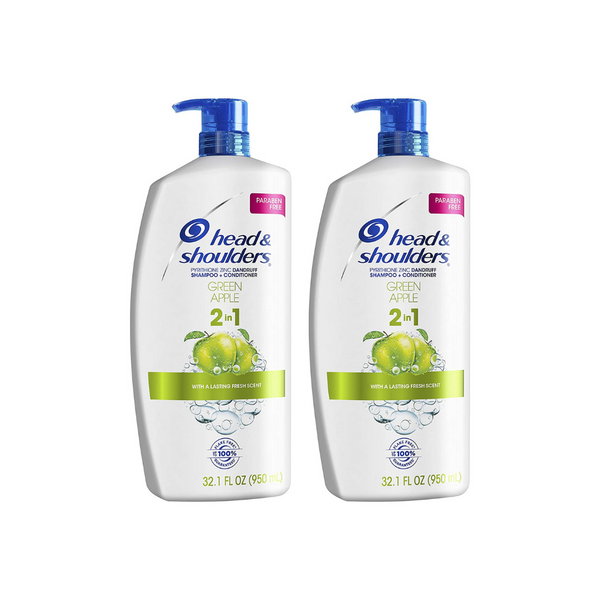 2 botellas grandes de champú y acondicionador 2 en 1 Head and Shoulders