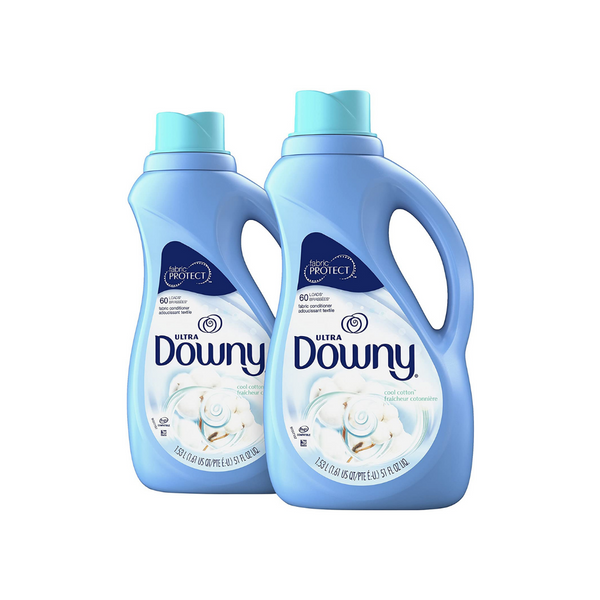 2 botellas de suavizante de telas para ropa Downy Ultra Liquid