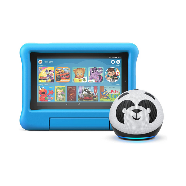 Hasta 50 % de descuento en el paquete Fire 7 Kids Tablet + Echo Dot Kids