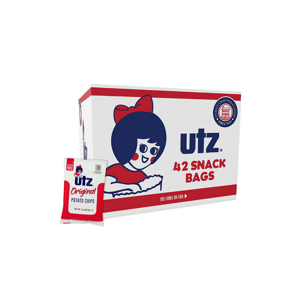 42 Bags of Utz Crispy Potato Chips