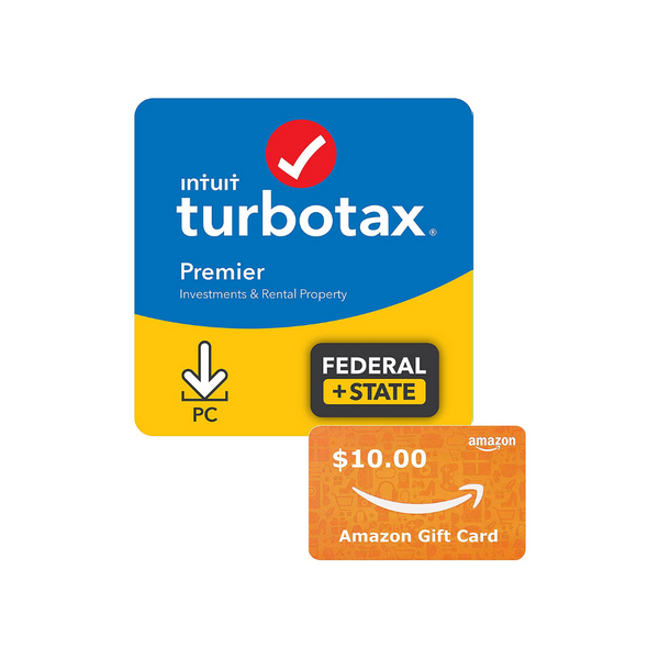 TurboTax Premier 2021 + Tarjeta de regalo de $10