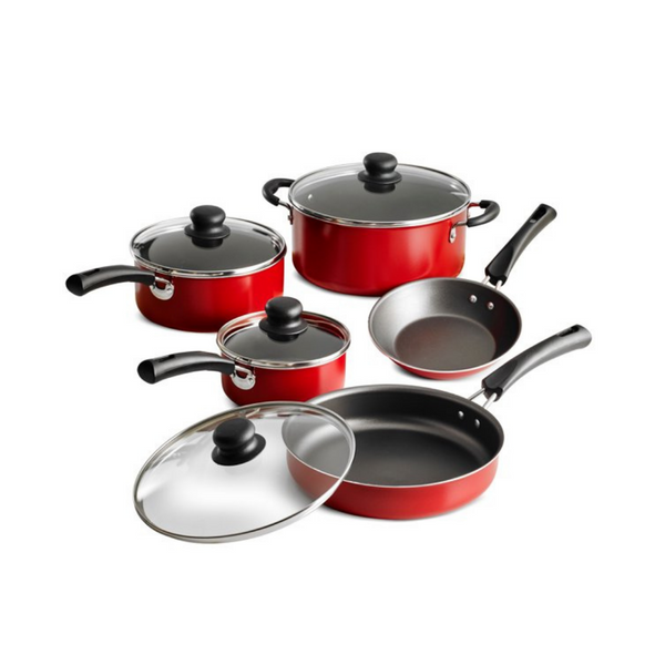 9-Piece Non-stick Cookware Set (2 Colors)