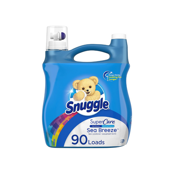 Suavizante de telas líquido Snuggle SuperCare de 90 cargas