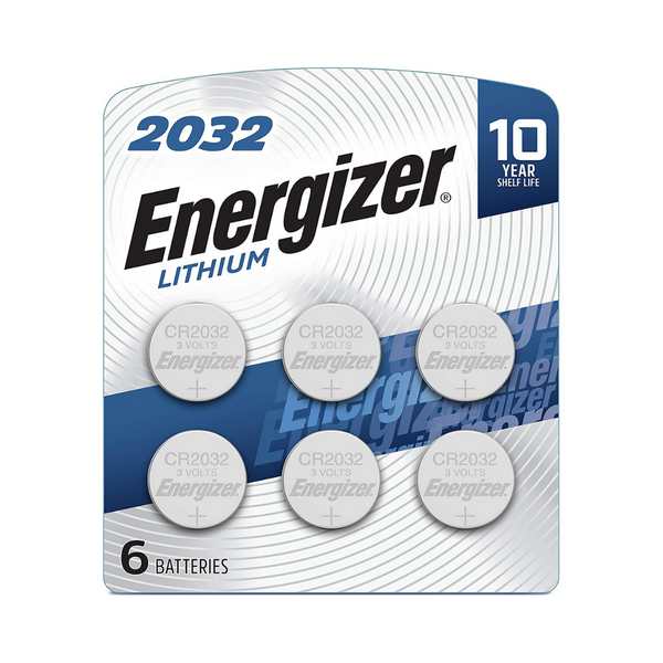 Pilas de botón de litio Energizer CR2032 de 3 V