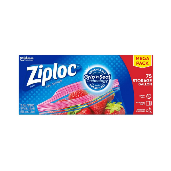 Ahorre en bolsas Ziploc de un cuarto, un galón y para sándwiches