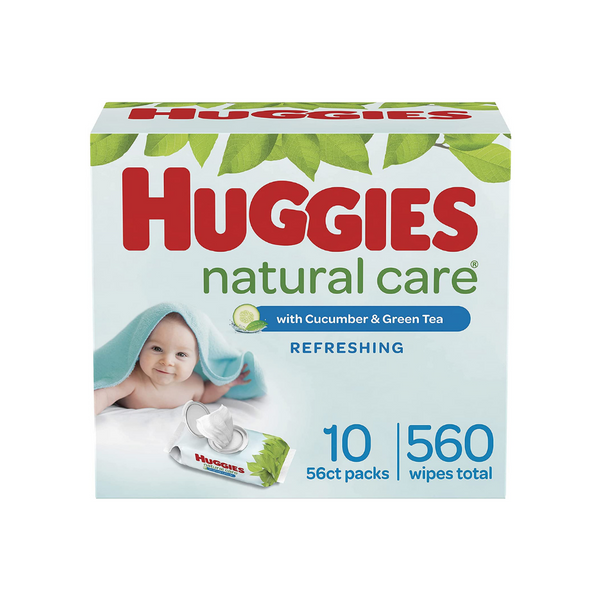 560 Huggies Natural Care Refreshing Baby Wipes